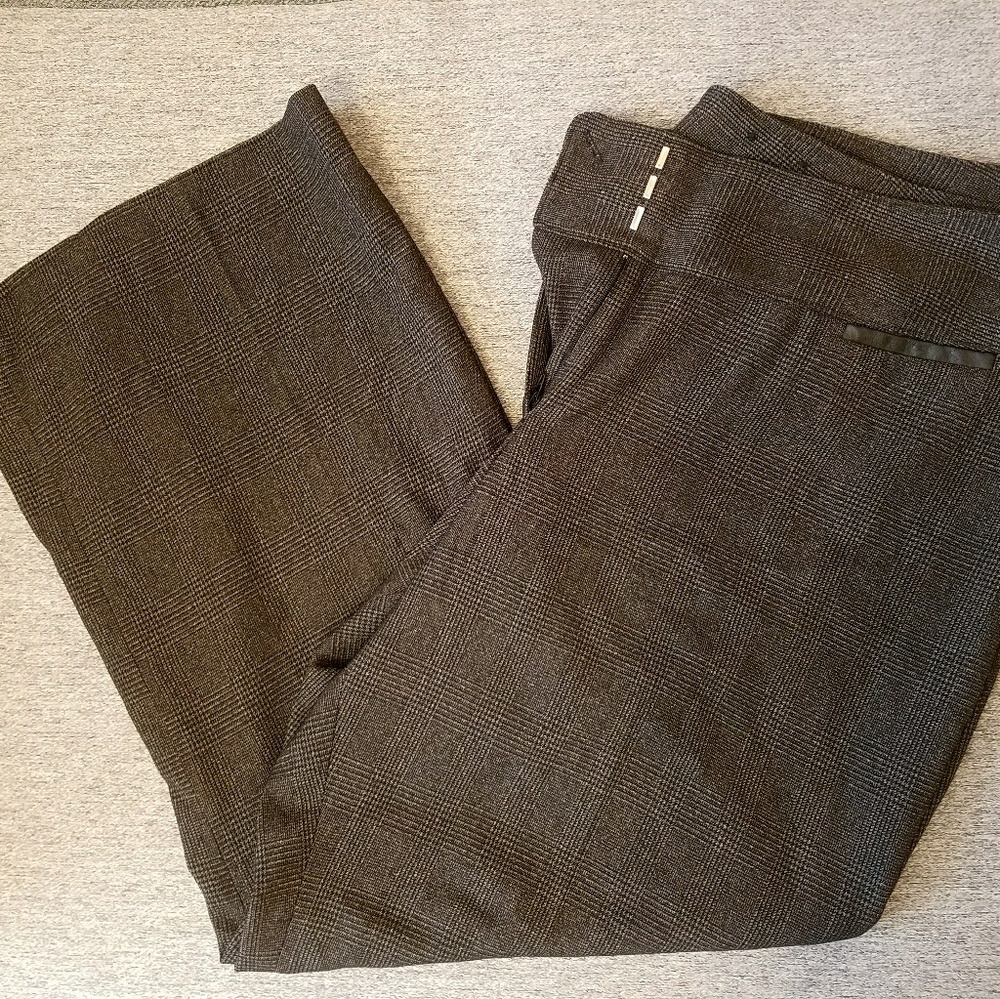 NWOT Lane Bryant wide-leg tweed pattern dress pant